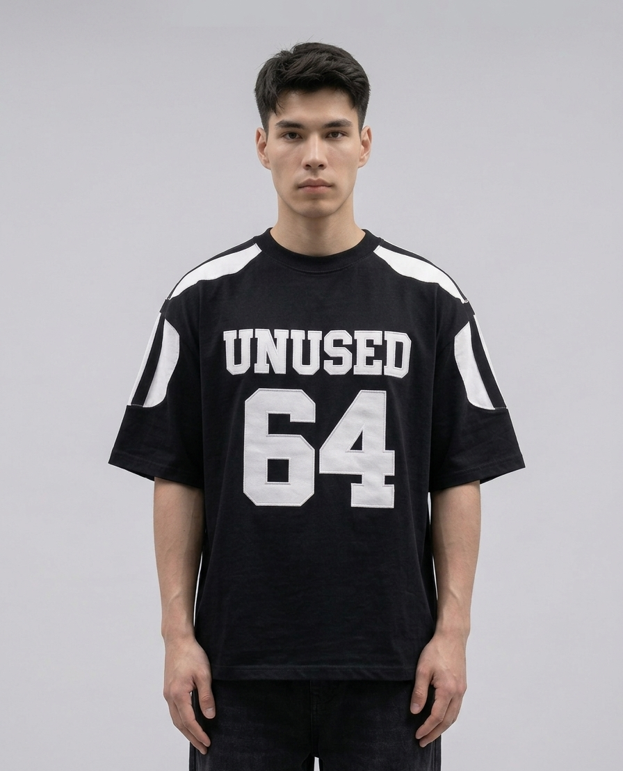 UNUSED 64  Oversized Jersey T-Shirt